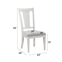 Katia Gray Side Chair (Set Of 2) - Ornate Home