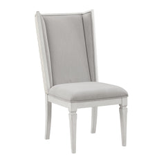 Katia Light Gray/Weathered White Hostess Chair (Set of 2) - Ornate Home