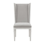 Katia Light Gray/Weathered White Hostess Chair (Set of 2) - Ornate Home