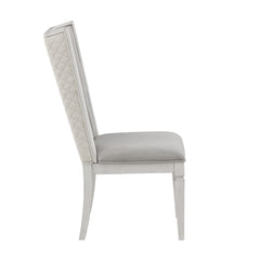 Katia Light Gray/Weathered White Hostess Chair (Set of 2) - Ornate Home
