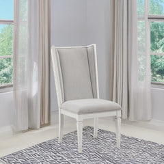 Katia Light Gray/Weathered White Hostess Chair (Set of 2) - Ornate Home