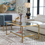 Katina Gold Leaf Coffee Table - Ornate Home