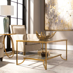 Katina Gold Leaf Coffee Table - Ornate Home