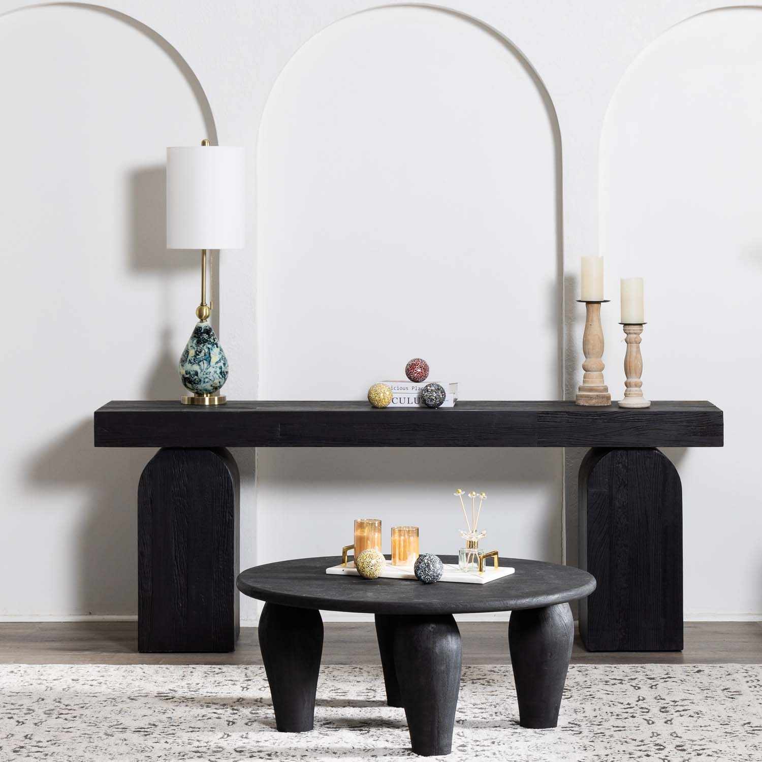 Katipunan Aqua Gold Metallic Brass Table Lamp - Ornate Home