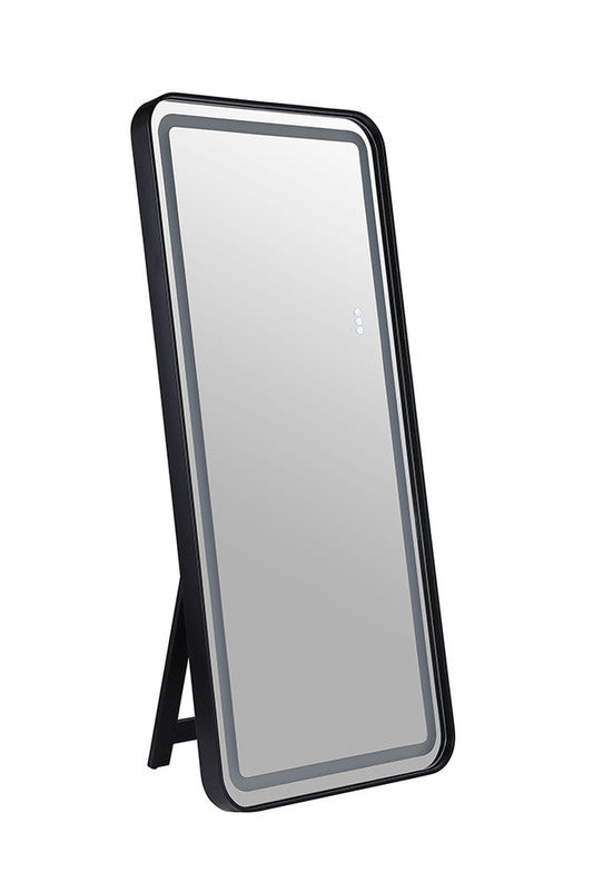 Katlyn Black Floor Mirror - Ornate Home