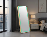 Katlyn Gold Floor Mirror - Ornate Home