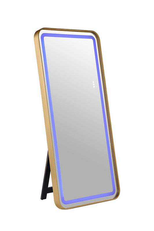 Katlyn Gold Floor Mirror - Ornate Home