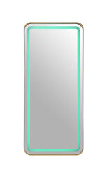 Katlyn Gold Floor Mirror - Ornate Home