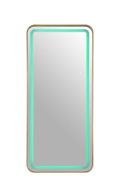 Katlyn Gold Floor Mirror - Ornate Home