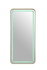 Katlyn Gold Floor Mirror - Ornate Home