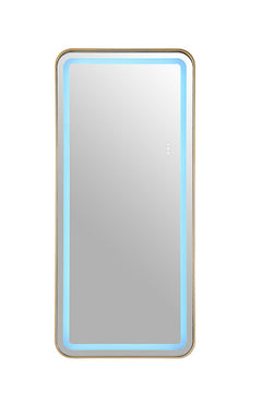 Katlyn Gold Floor Mirror - Ornate Home