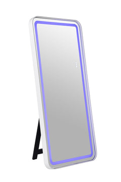 Katlyn White Floor Mirror - Ornate Home