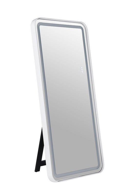 Katlyn White Floor Mirror - Ornate Home