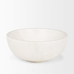 Katora White Large Premium Solid Marble Bowl - Ornate Home