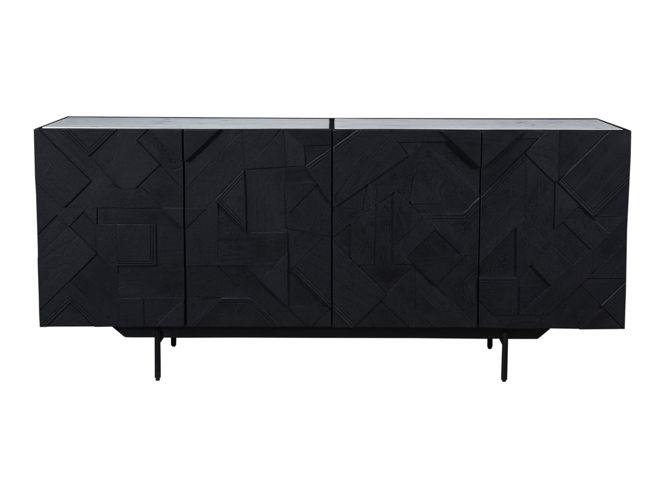 Kattan Black Sideboard - Ornate Home