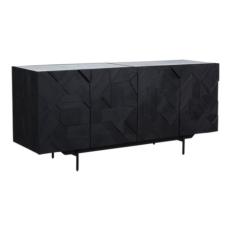 Kattan Black Sideboard - Ornate Home