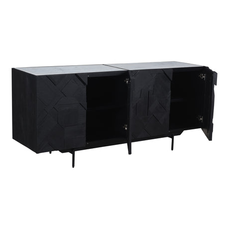 Kattan Black Sideboard - Ornate Home