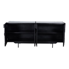 Kattan Black Sideboard - Ornate Home