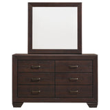 Kauffman Dark Cocoa Dresser and Mirror - Ornate Home