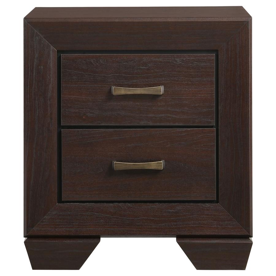 Kauffman Dark Cocoa Nightstand - Ornate Home