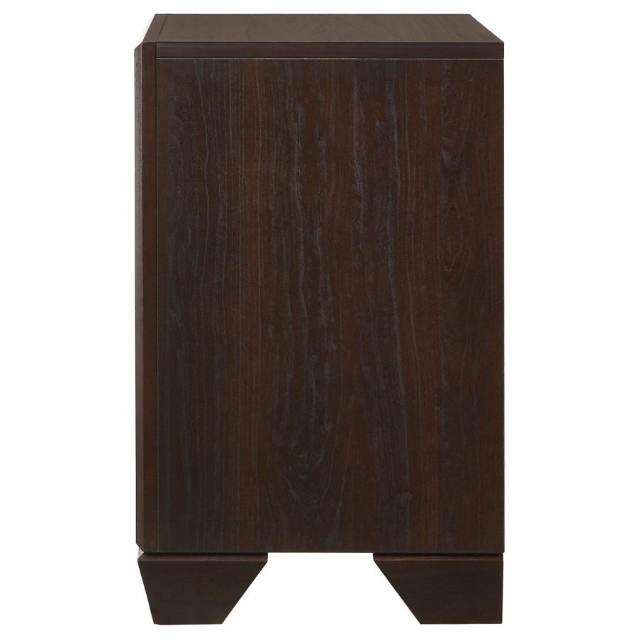 Kauffman Dark Cocoa Nightstand - Ornate Home
