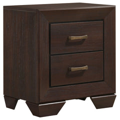 Kauffman Dark Cocoa Queen Bedroom Set with Storage Bed - Ornate Home