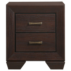 Kauffman Dark Cocoa Queen Bedroom Set with Storage Bed - Ornate Home