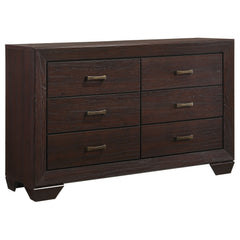 Kauffman Dark Cocoa Queen Bedroom Set with Storage Bed - Ornate Home