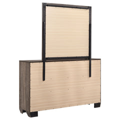 Kauffman Washed Taupe Dresser and Mirror - Ornate Home