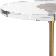 Kaufman Brass Crystal Accent Table - Ornate Home