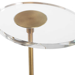 Kaufman Brass Crystal Accent Table - Ornate Home