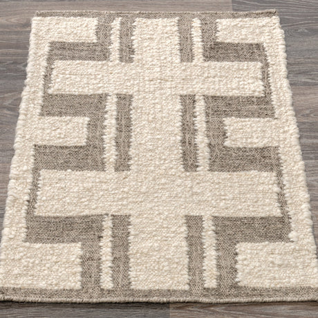 Kavala Charcoal/Ivory Rug - Ornate Home