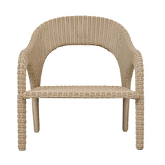 Kavali Woodtone Outdoor Wicker Lounge Chair - Ornate Home