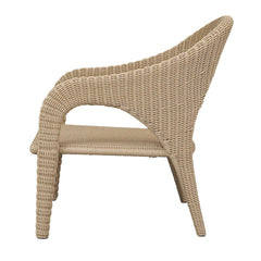 Kavali Woodtone Outdoor Wicker Lounge Chair - Ornate Home