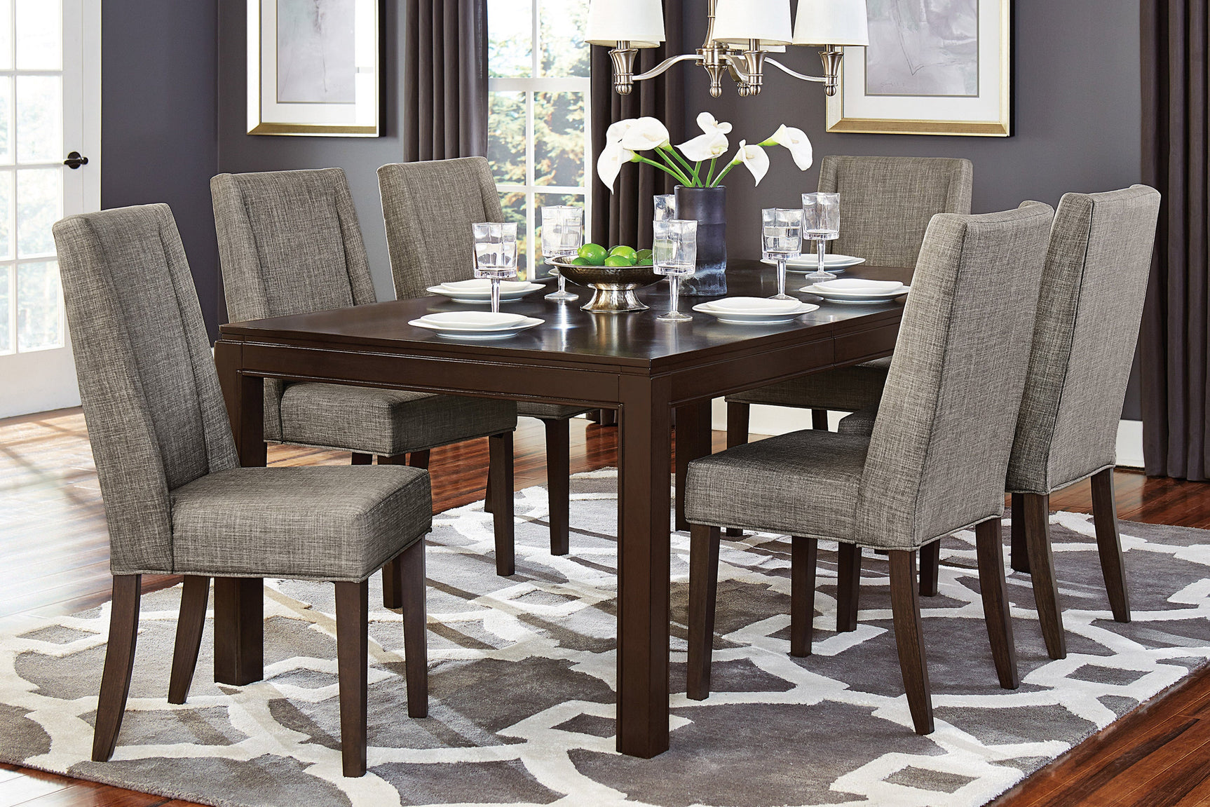 Kavanaugh Brown Side Chair (Set of 2) - Ornate Home