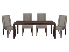 Kavanaugh Dark Brown / Gray 5-piece Dinig Table Set - Ornate Home