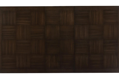 Kavanaugh Dark Brown/Gray 7-Piece Dining Table Set - Ornate Home