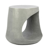 Kavik Gray Outdoor Side Table - Ornate Home
