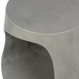 Kavik Gray Outdoor Side Table - Ornate Home
