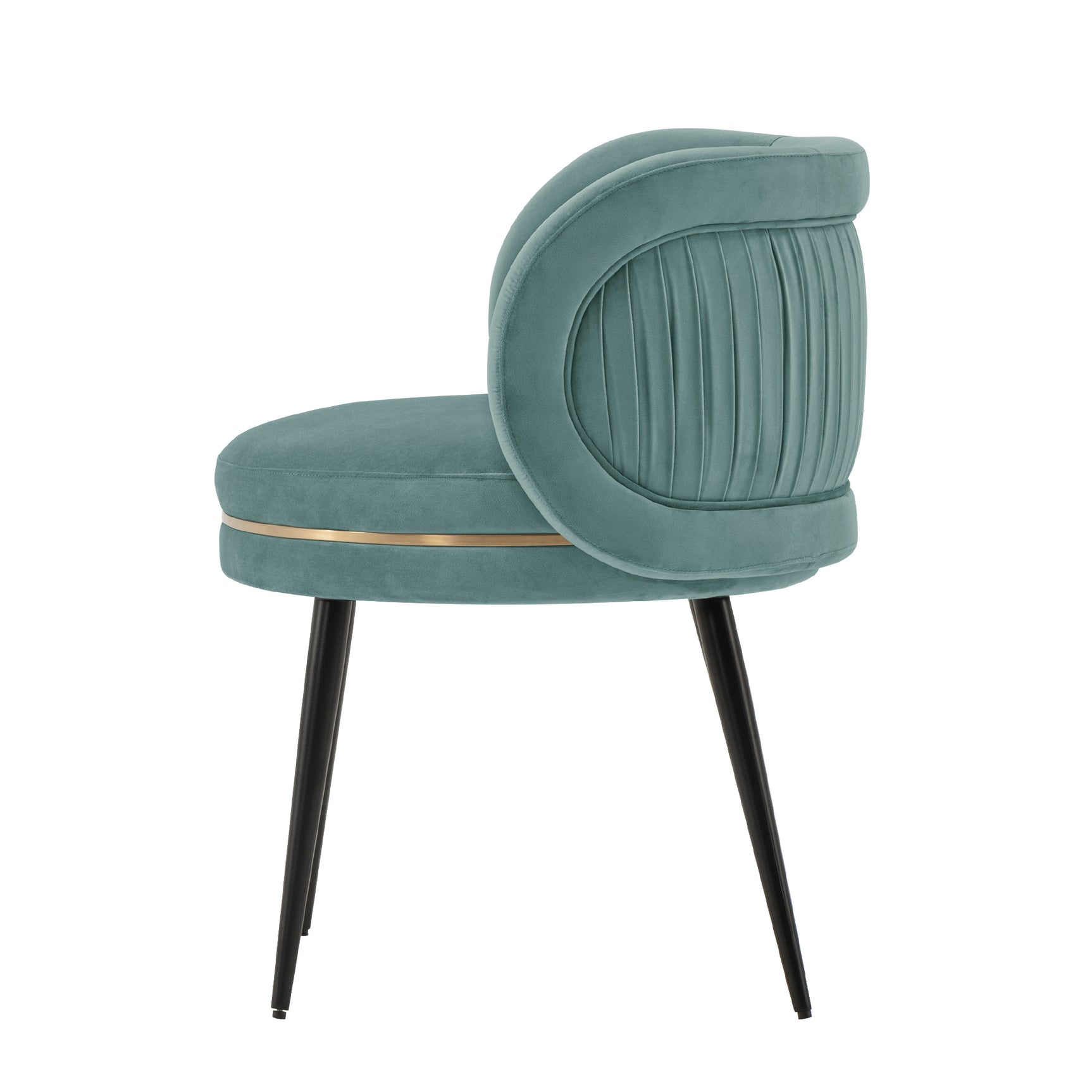 Kaya Dining Chair in Mint Green - Ornate Home