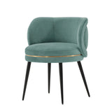 Kaya Dining Chair in Mint Green - Ornate Home
