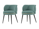 Kaya Dining Chair in Mint Green (set of 2) - Ornate Home