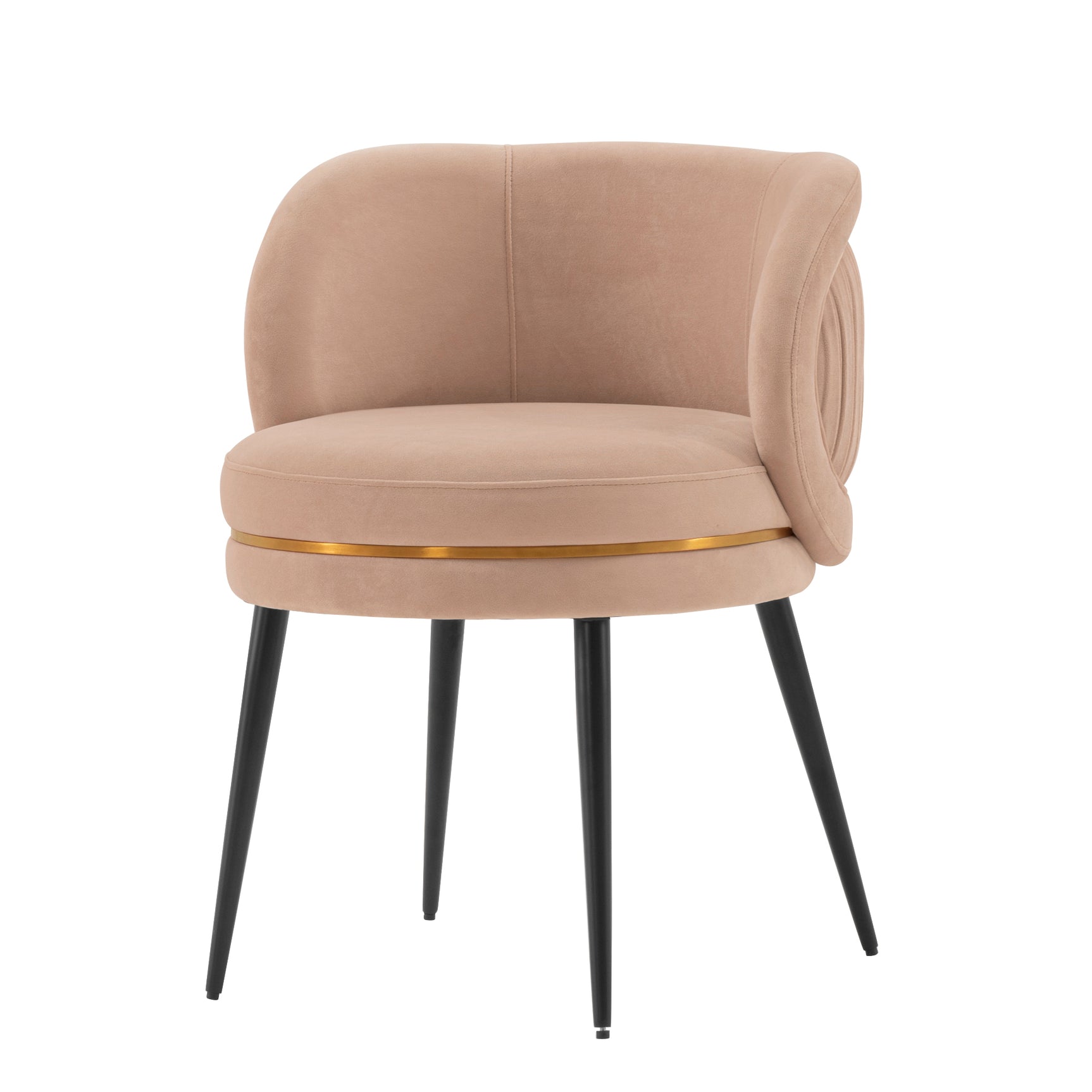 Kaya Dining Chair in Nude - Ornate Home