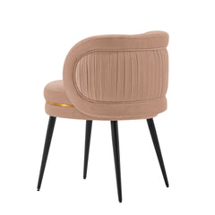 Kaya Dining Chair in Nude (set of 2) - Ornate Home