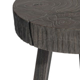 Kaya Smoked Truffle Accent Table - Ornate Home