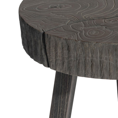 Kaya Smoked Truffle Accent Table - Ornate Home