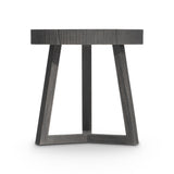 Kaya Smoked Truffle Side Table - Ornate Home