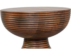 Kayan Brown Wood End Table - Ornate Home