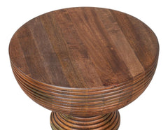 Kayan Brown Wood End Table - Ornate Home