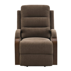 Kayla Chocolate Power Recliner w/Lift & Heating & Massage - Ornate Home